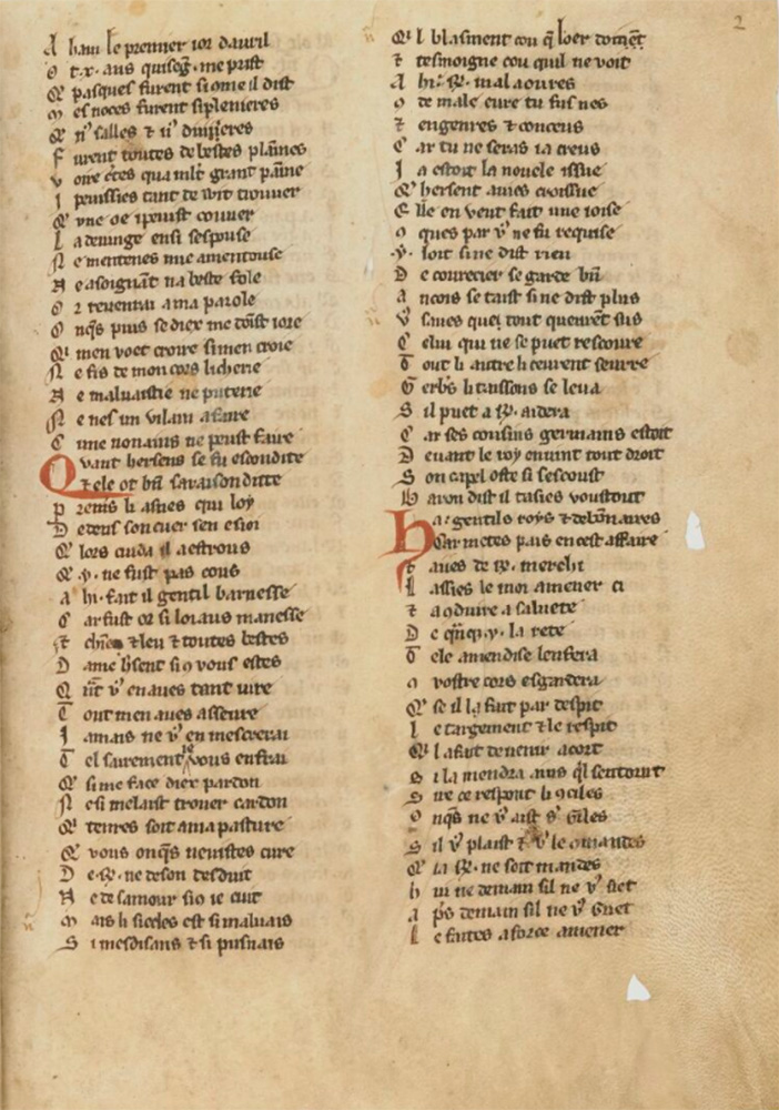 Sample page - Bibliothèque de l'Arsenal Ms-3334