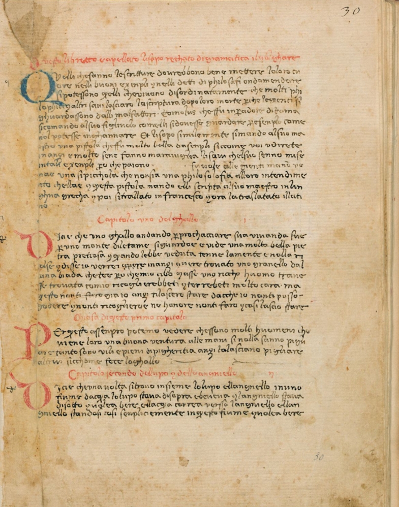 Sample page - Biblioteca Medicea Laurenziana Plut.42.30