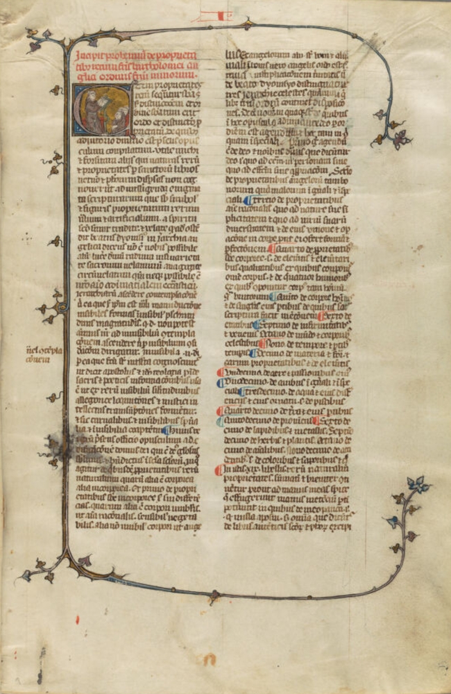 Sample page - Houghton Library MS Lat 216