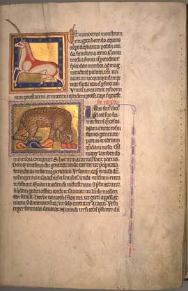 Sample page - Aberdeen Bestiary
