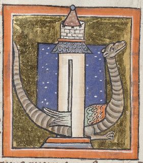 Snake crawling through a crack to shed its skin